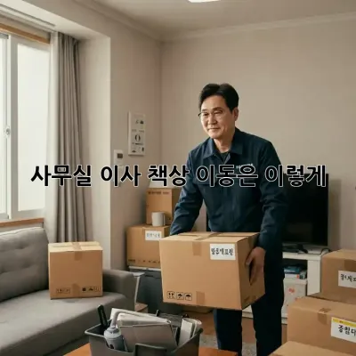 사무실 이사? 책상 이동은 이렇게!