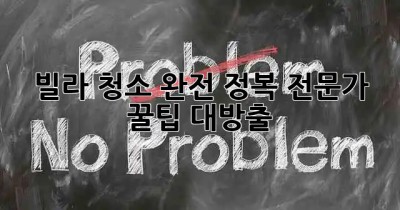 ✨빌라 청소 완전 정복! 전문가 꿀팁 대방출🍯