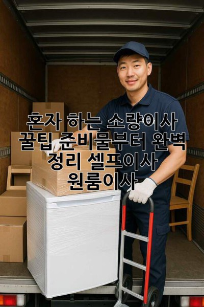 혼자 하는 소량이사 꿀팁🍯: 준비물부터 완벽 정리! #셀프이사 #원룸이사