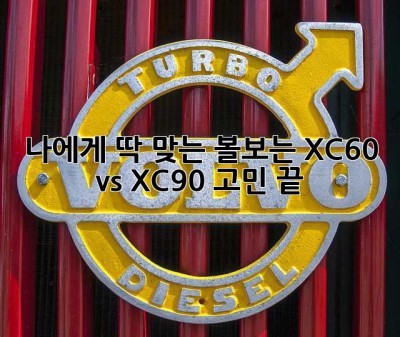 나에게 딱 맞는 볼보는? XC60 vs XC90 고민 끝!