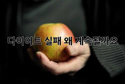 다이어트 실패, 왜 계속될까요?