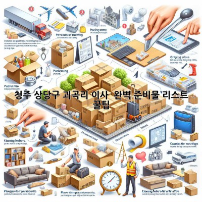 청주 상당구 괴곡리 이사 🚚 완벽 준비물 리스트 & 꿀팁🍯