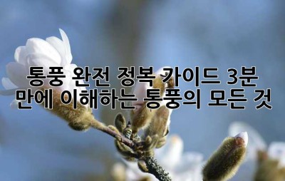 통풍 완전 정복 가이드: 3분 만에 이해하는 통풍의 모든 것