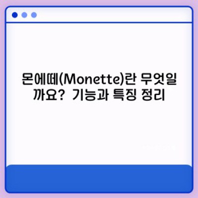 몬에떼(Monette) 논란과 진실: 최신 정보와 궁금증 해소! 2024년 완벽 가이드
